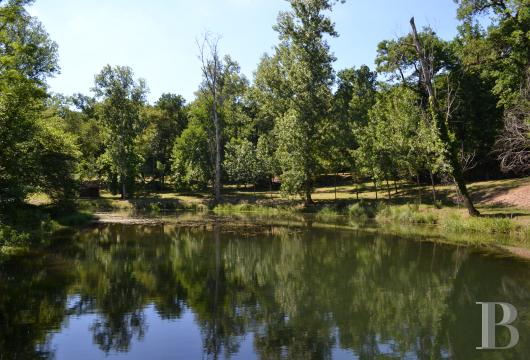 Dans le sud du Lot-et-Garonne, à la lisière du massif landais,
 une demeure du 19e s. entourée d'eau et environnée de plus de 11 ha